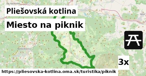 Miesto na piknik, Pliešovská kotlina