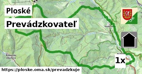 prevádzkovateľ v Ploské