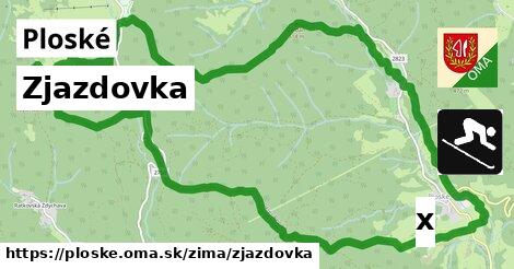 Zjazdovka, Ploské