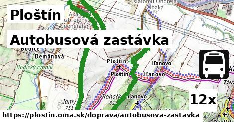 Autobusová zastávka, Ploštín