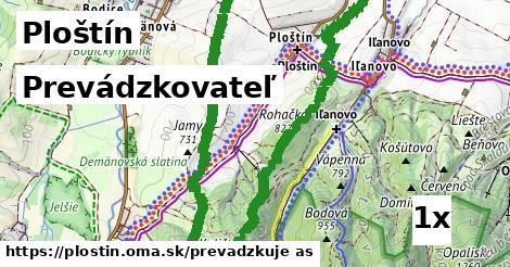 prevádzkovateľ v Ploštín