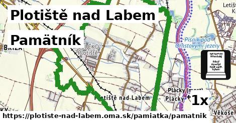 Pamätník, Plotiště nad Labem