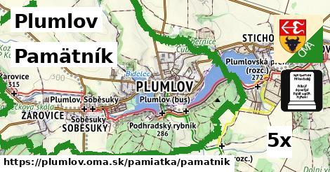 pamätník v Plumlov