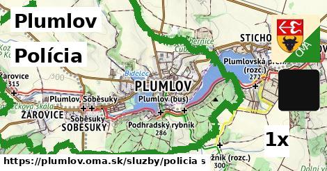 polícia v Plumlov