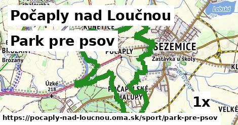 park pre psov v Počaply nad Loučnou