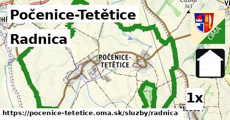 Radnica, Počenice-Tetětice