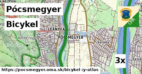 bicykel v Pócsmegyer