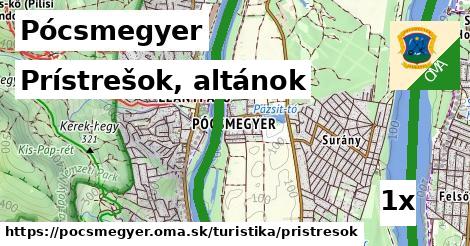 Prístrešok, altánok, Pócsmegyer
