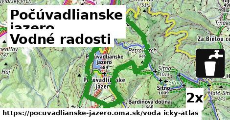 vodné radosti v Počúvadlianske jazero