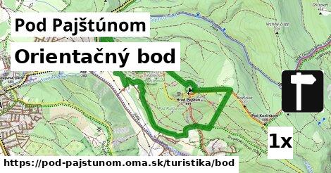 Orientačný bod, Pod Pajštúnom