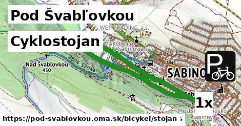 cyklostojan v Pod Švabľovkou