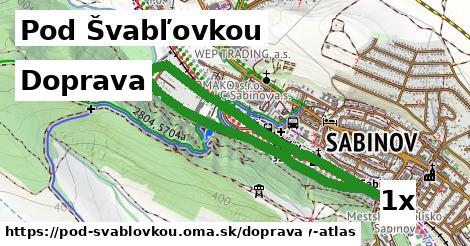 doprava v Pod Švabľovkou