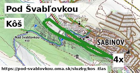 kôš v Pod Švabľovkou