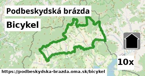 bicykel v Podbeskydská brázda