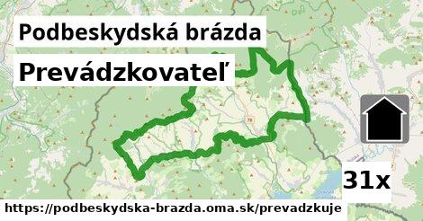 prevádzkovateľ v Podbeskydská brázda