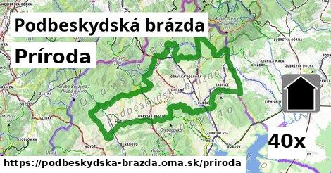 príroda v Podbeskydská brázda