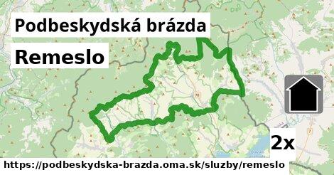 Remeslo, Podbeskydská brázda