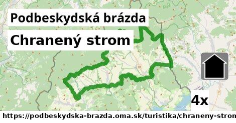 Chranený strom, Podbeskydská brázda