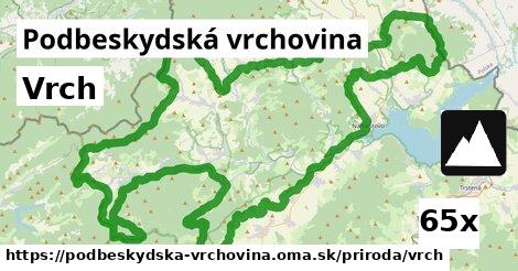 Vrch, Podbeskydská vrchovina