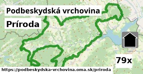 príroda v Podbeskydská vrchovina