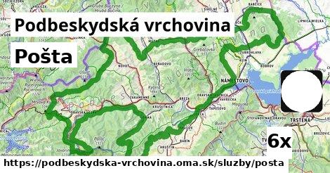 Pošta, Podbeskydská vrchovina