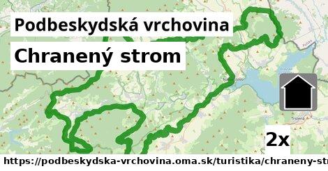 Chranený strom, Podbeskydská vrchovina