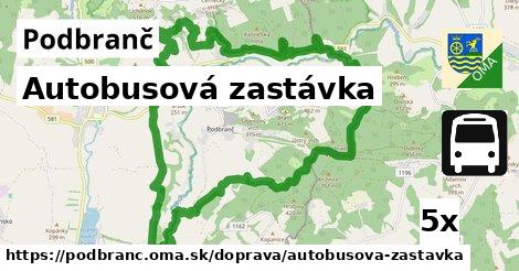 Autobusová zastávka, Podbranč