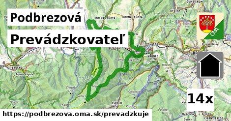 prevádzkovateľ v Podbrezová