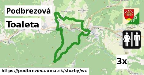 Toaleta, Podbrezová