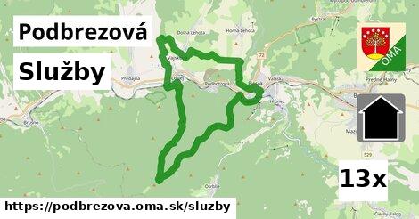 služby v Podbrezová