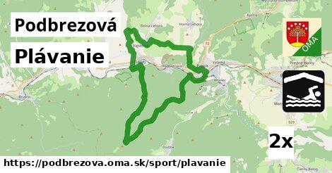 Plávanie, Podbrezová