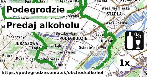 Predaj alkoholu, Podegrodzie