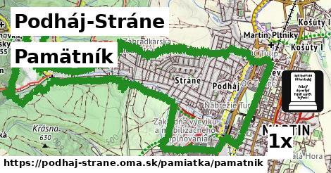 Pamätník, Podháj-Stráne