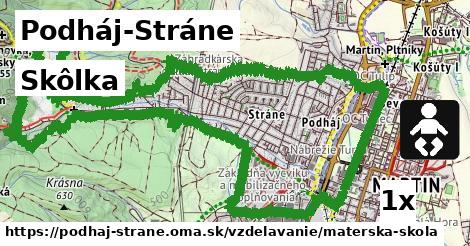 Skôlka, Podháj-Stráne