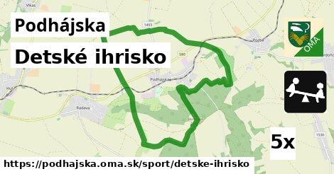 Detské ihrisko, Podhájska