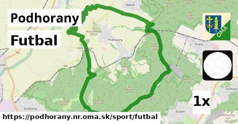 Futbal, Podhorany, okres NR