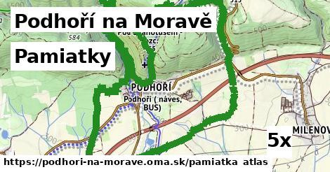pamiatky v Podhoří na Moravě