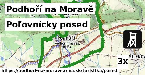 Poľovnícky posed, Podhoří na Moravě