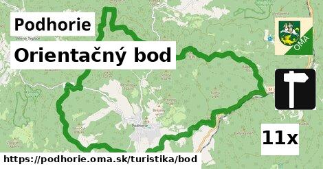 Orientačný bod, Podhorie