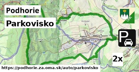 Parkovisko, Podhorie, okres ZA