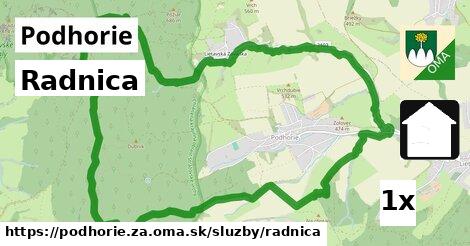 Radnica, Podhorie, okres ZA