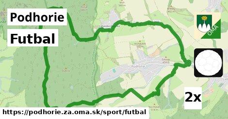 Futbal, Podhorie, okres ZA