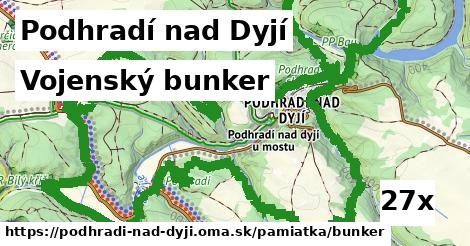 Vojenský bunker, Podhradí nad Dyjí