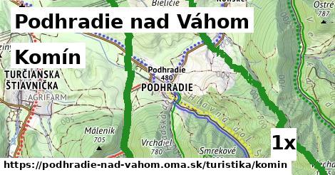 Komín, Podhradie nad Váhom