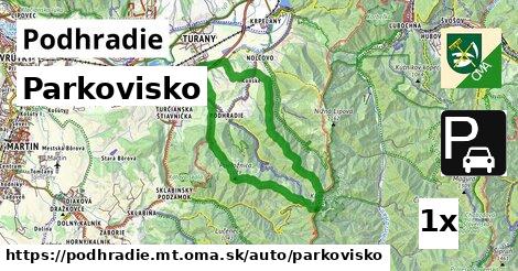 Parkovisko, Podhradie, okres MT