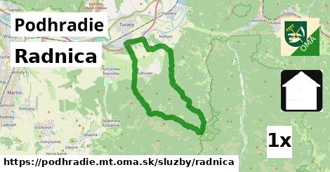 Radnica, Podhradie, okres MT