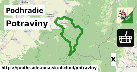 Potraviny, Podhradie