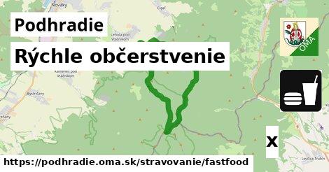 Rýchle občerstvenie, Podhradie