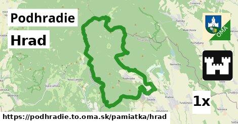 Hrad, Podhradie, okres TO