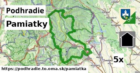 pamiatky v Podhradie, okres TO